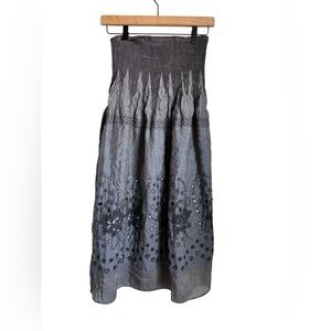 Lapis Embellished Maxi Skirt